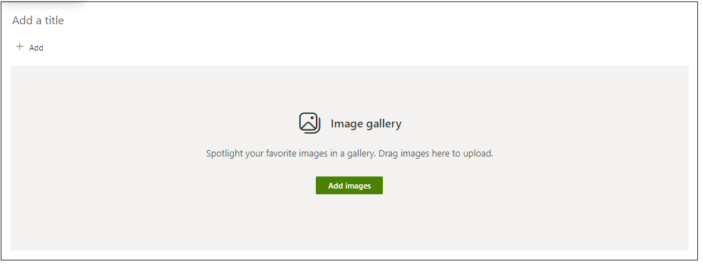 Image Gallery Web Part in SharePoint Online
